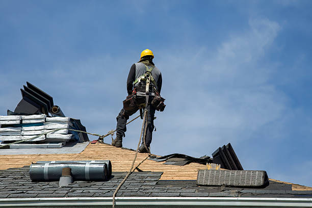 Professional Metal Roofing technician working in Atkins, IA